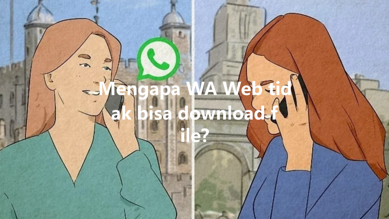 Mengapa WA Web tidak bisa download file? 三